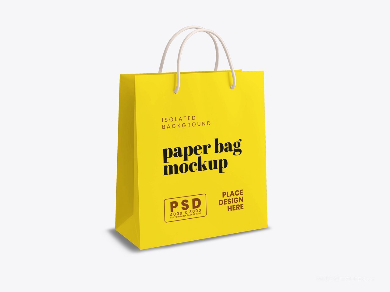 纸质购物袋样机
