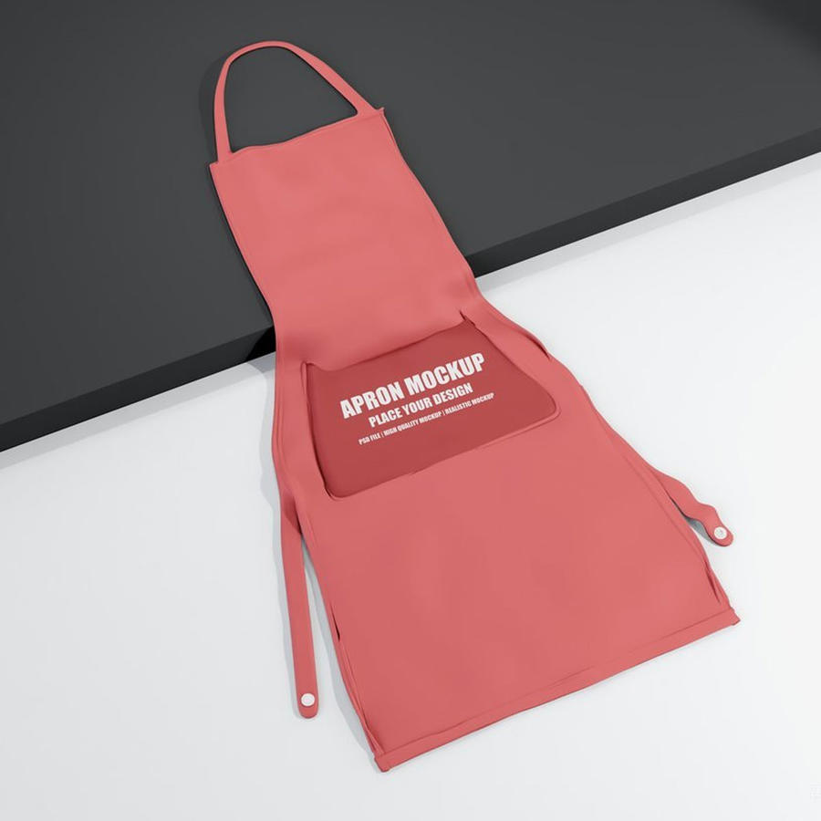 红色围裙样机