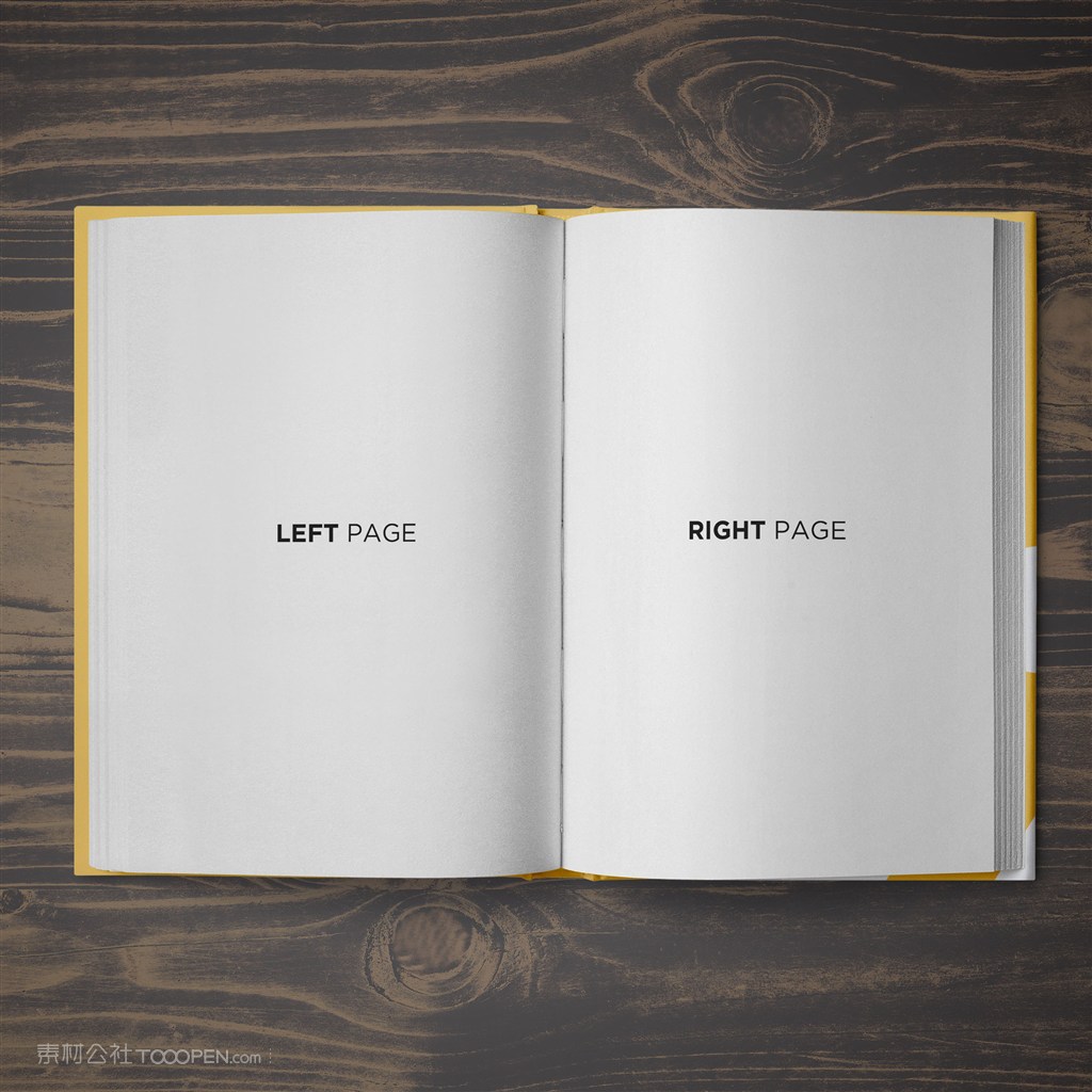 画册内页贴图样机