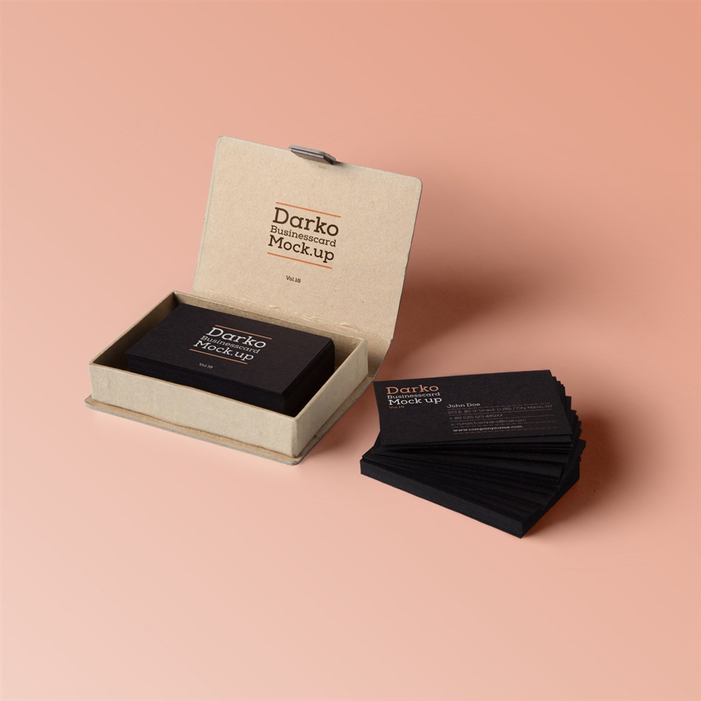 名片设计模板样机