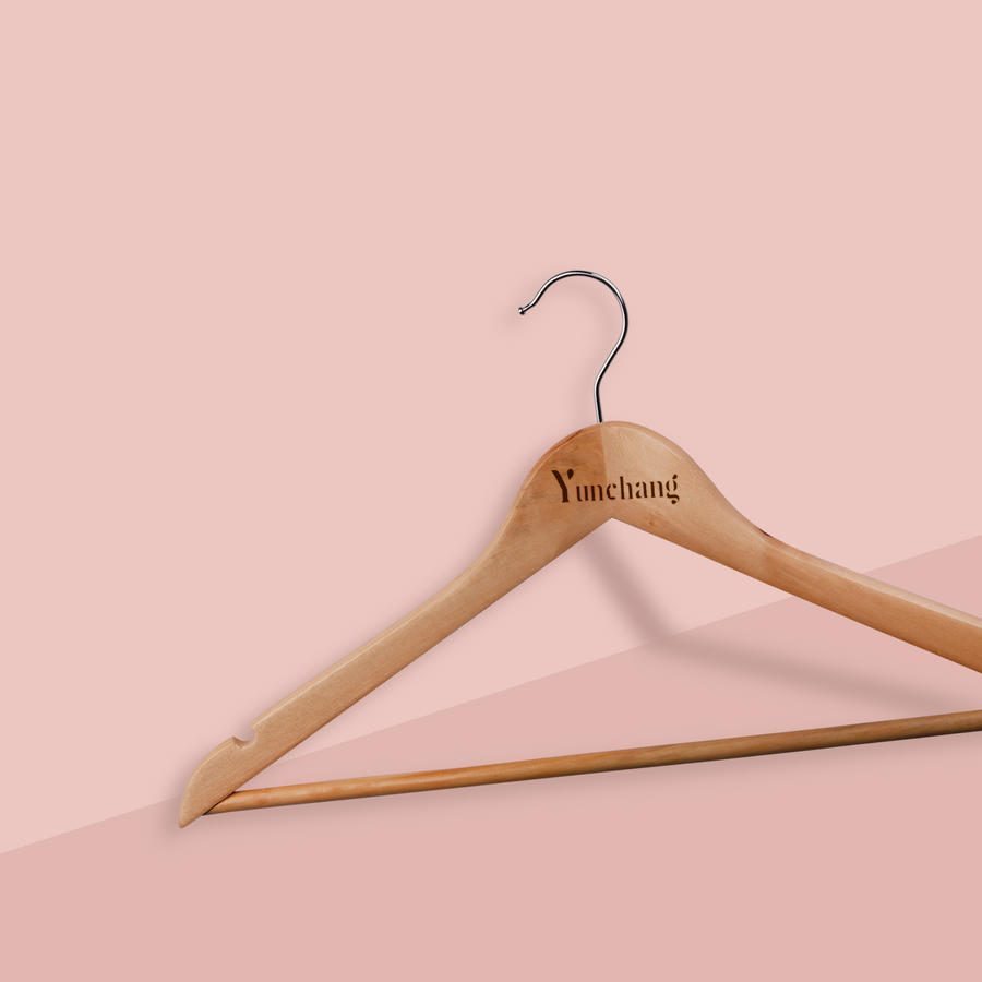 女性服装品牌VI衣架贴图样机