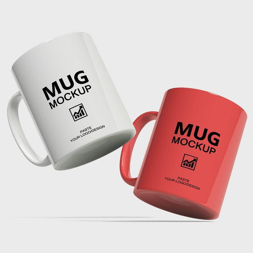 咖啡马克杯logo样机