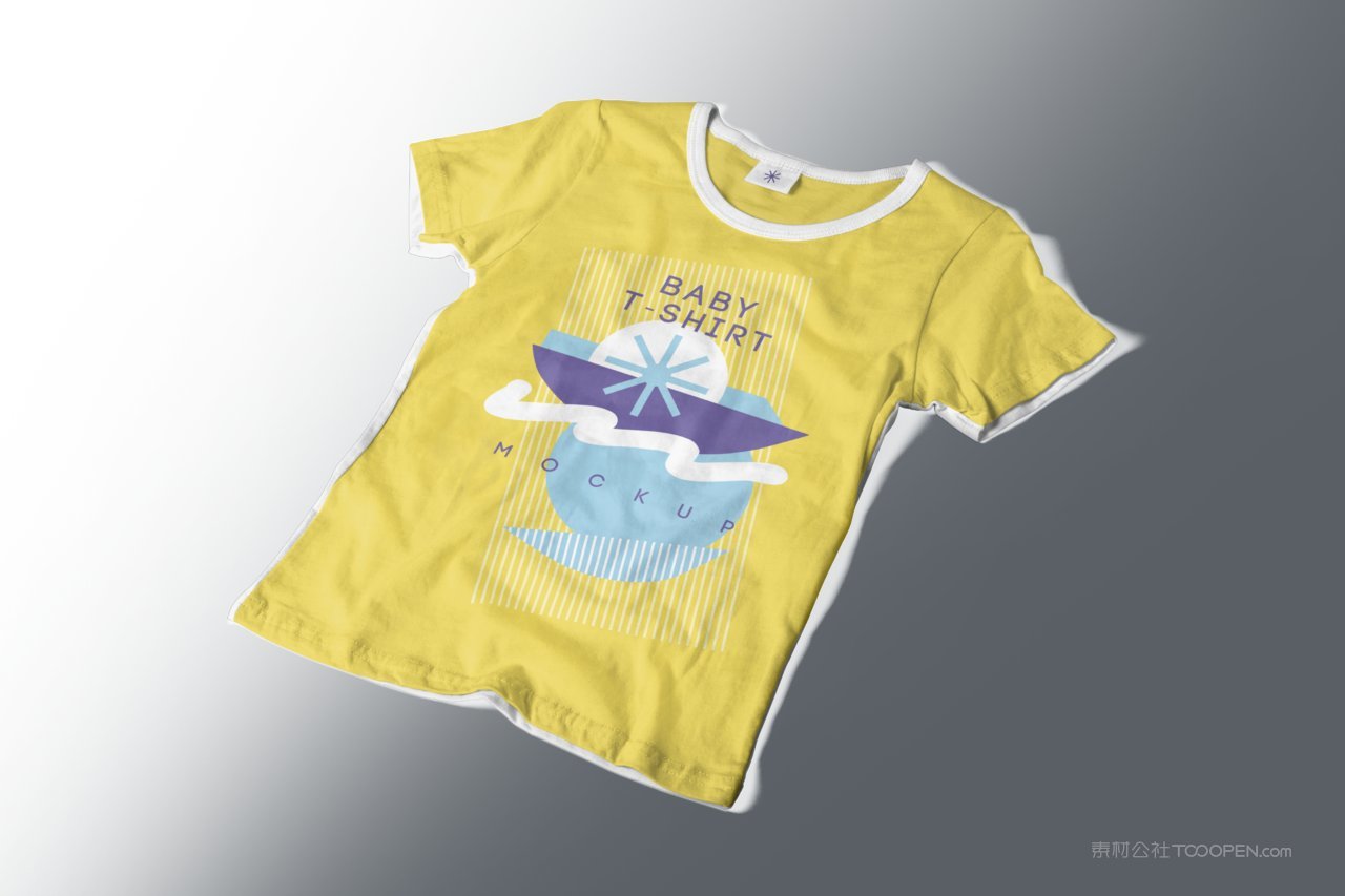 儿童t恤样机