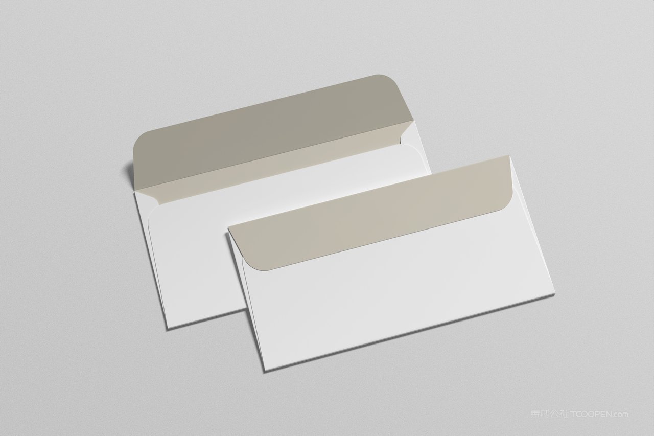 【2073期】简约信封贴图样机 (3)