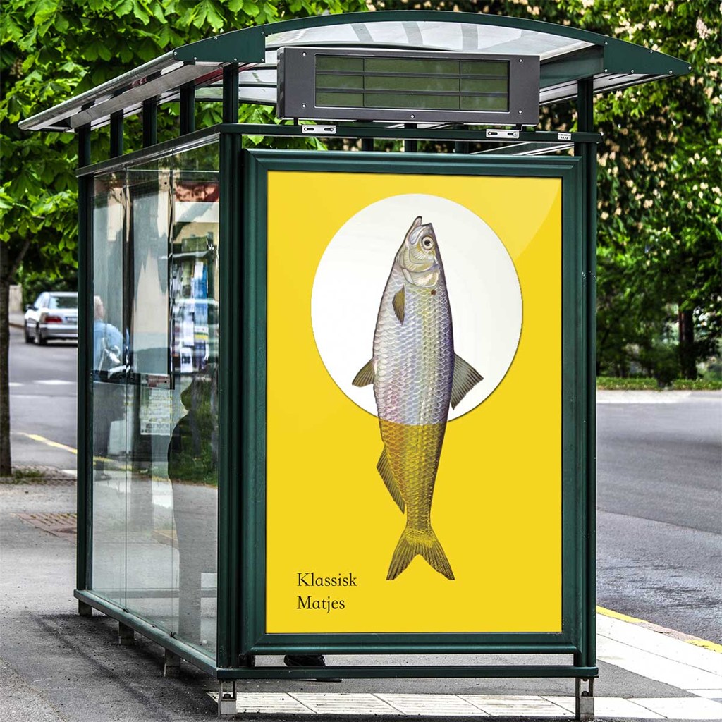 海鲜餐厅vi户外广告灯箱样机模板