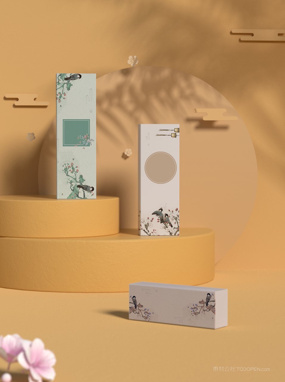 国潮文创文雅礼盒样机
