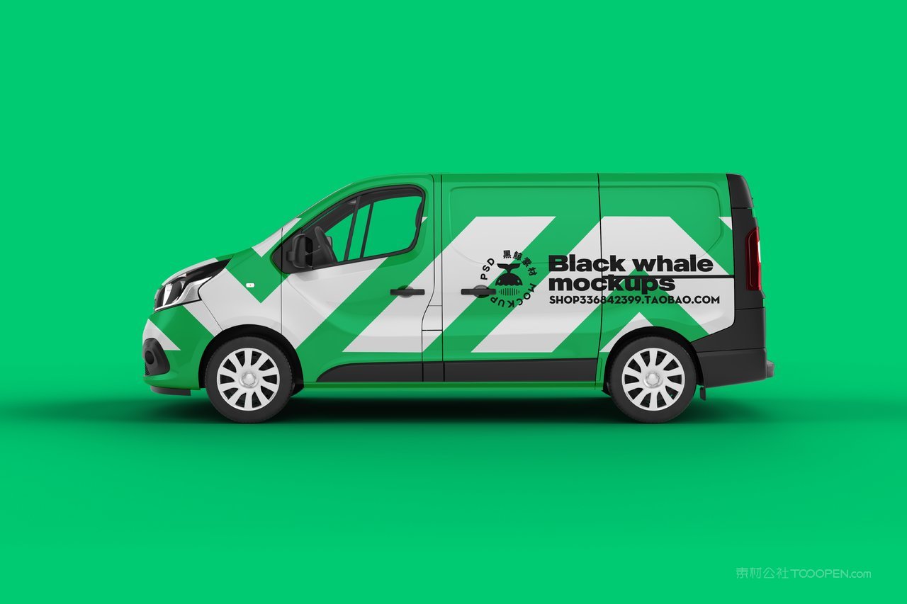 【2118期】厢式货车贴图样机 (3)