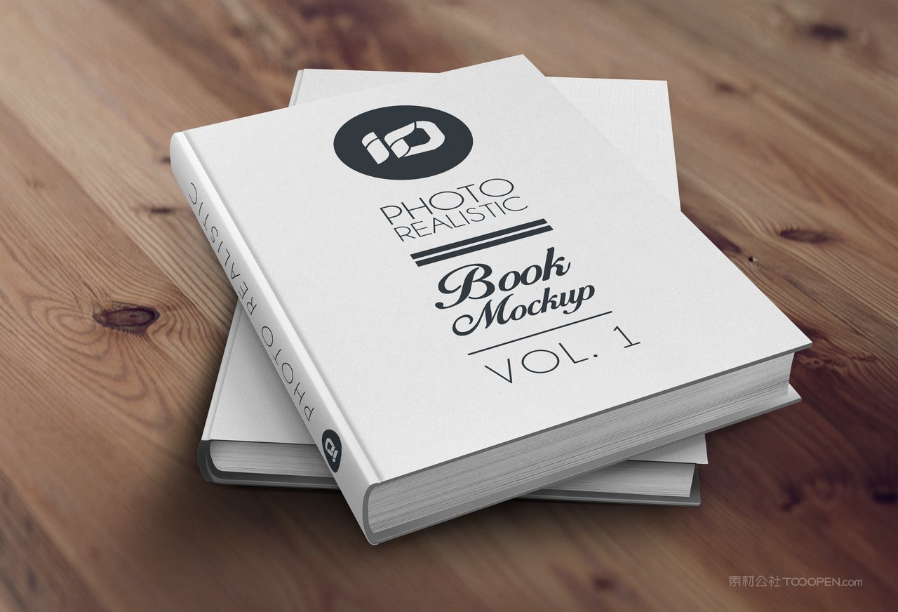 英文硬壳精装书本书籍场景样机 (7)