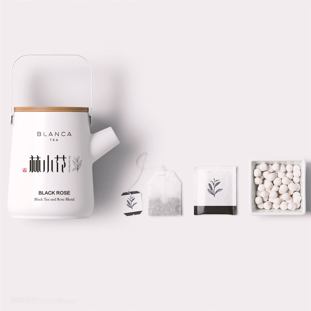 茶叶品牌vi样机素材