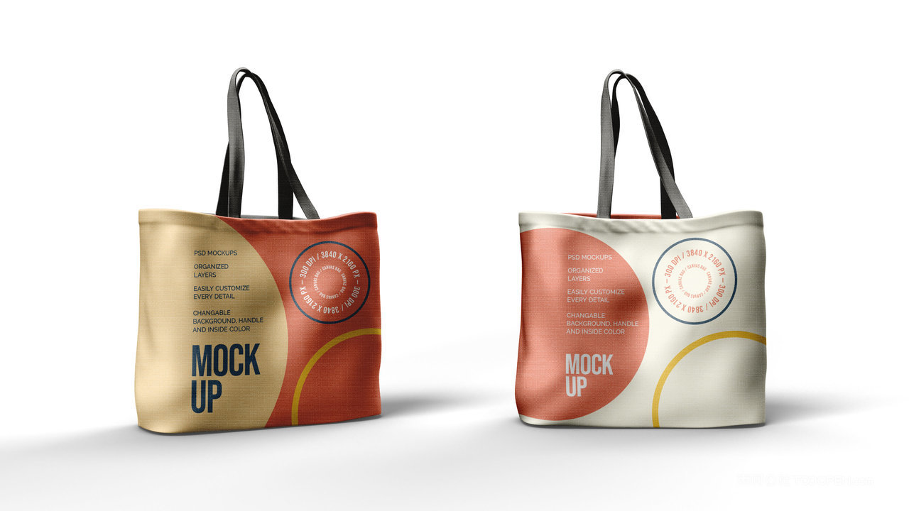 帆布手提袋样机