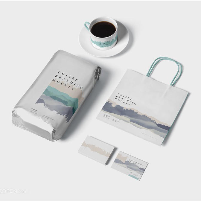 咖啡品牌vi包装样机