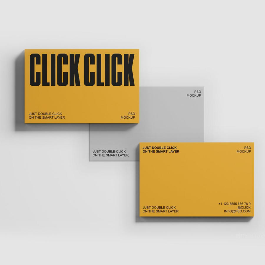 专业名片样机模板