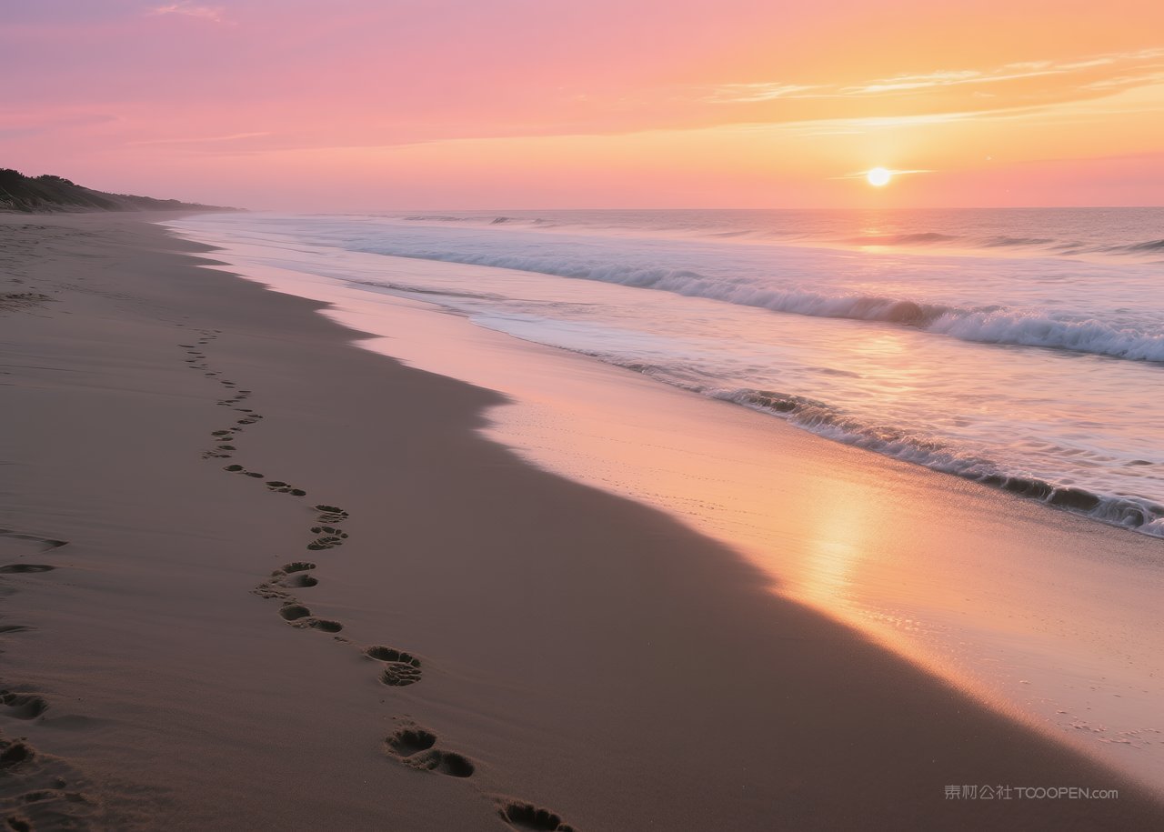 唯美天空大海自然景观海景风景海边海滩