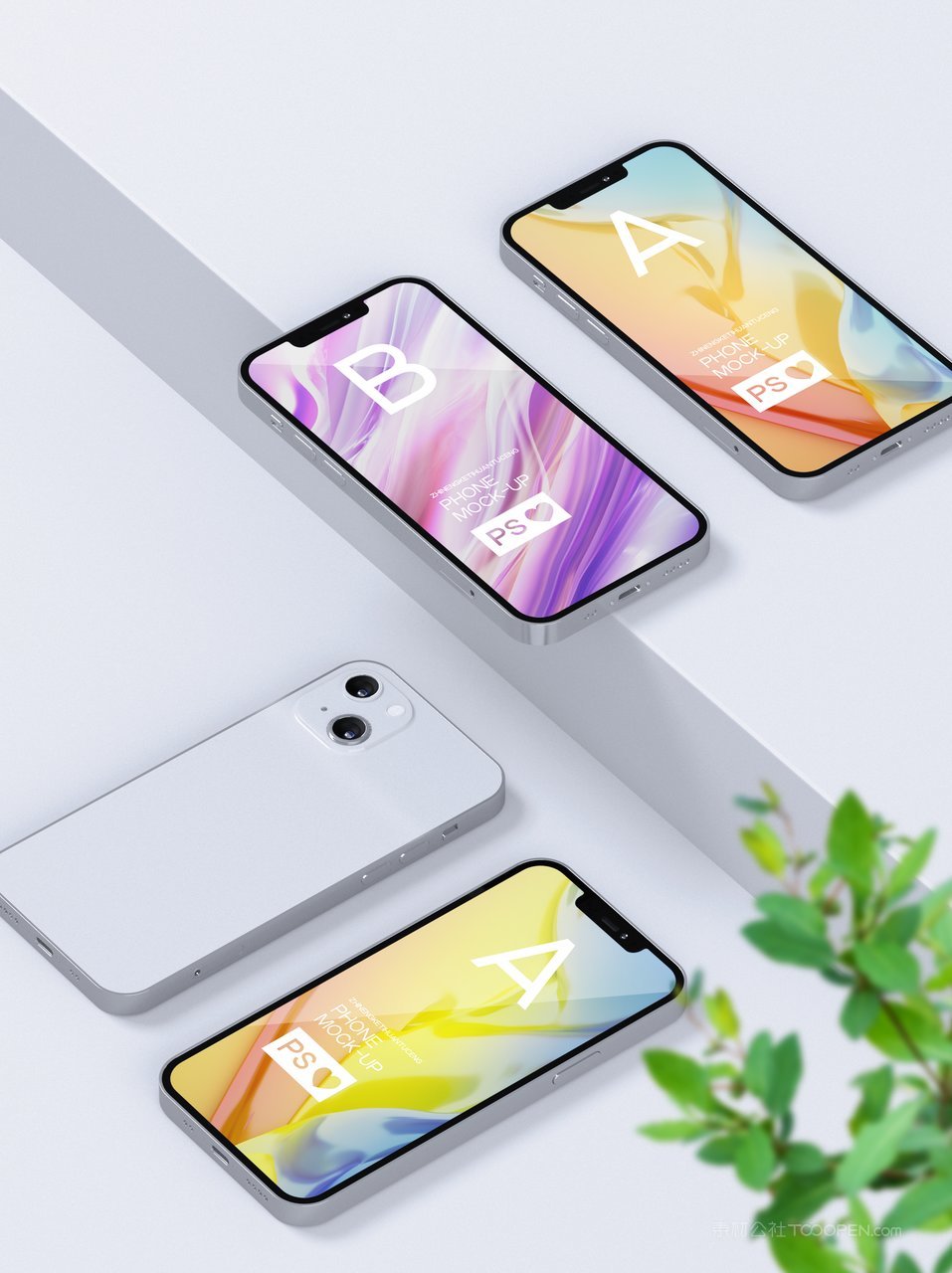 幻彩紫手机屏app界面ui样机 (4)