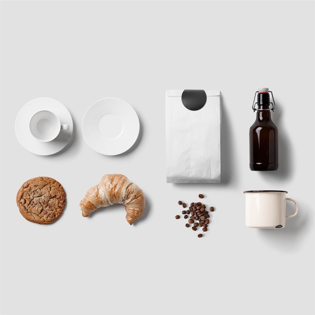 西餐厅VI贴图样机模板