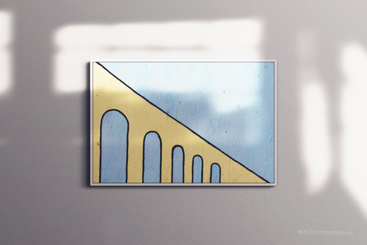 【2048期】客厅装饰画场景样机 (19)