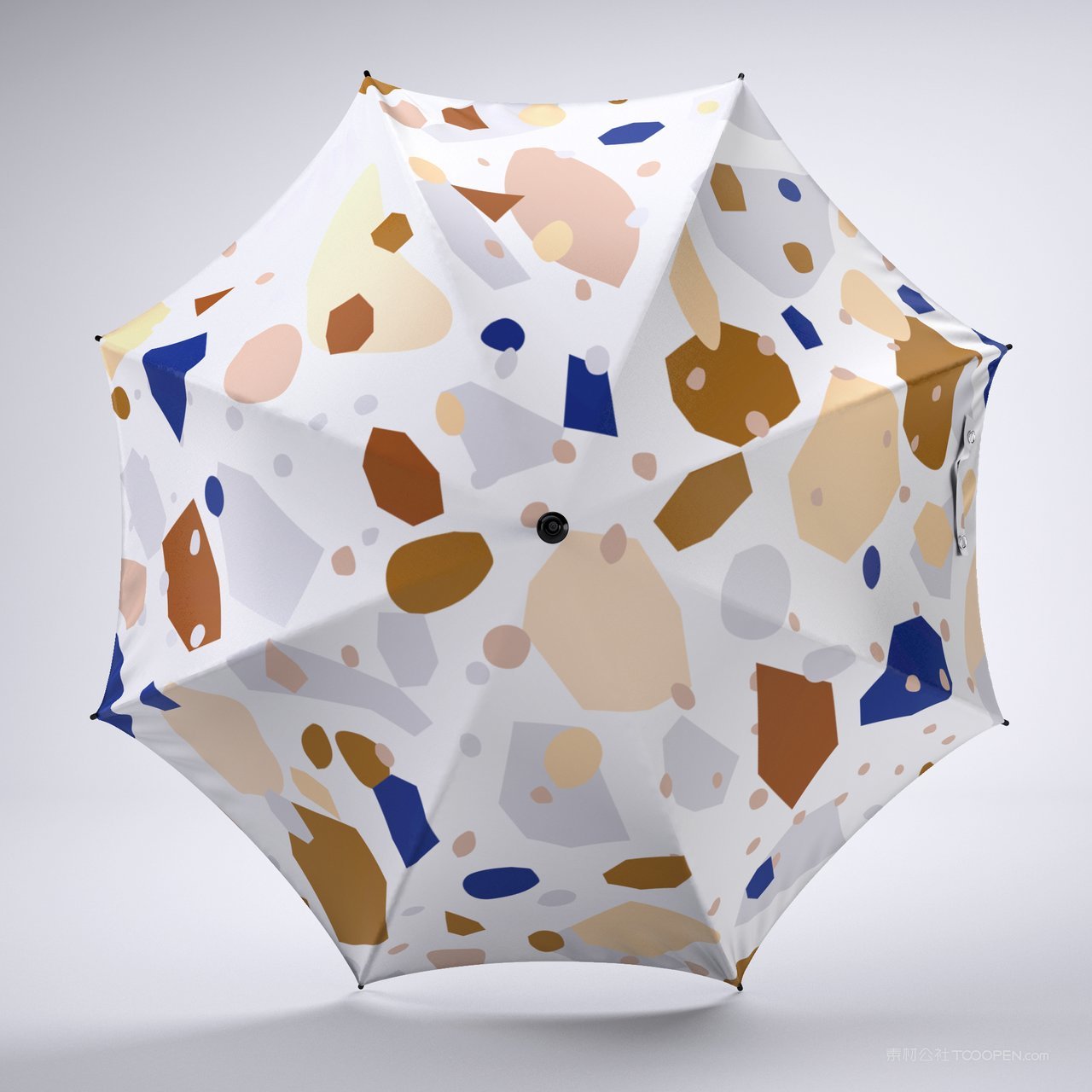 几何线条图形雨伞样图案设计样机 (1)