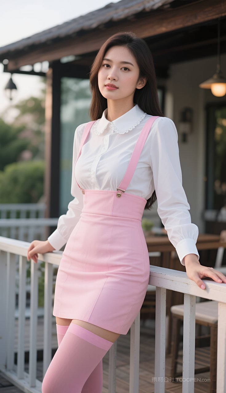 丝袜性感制服美女短裙少女长腿