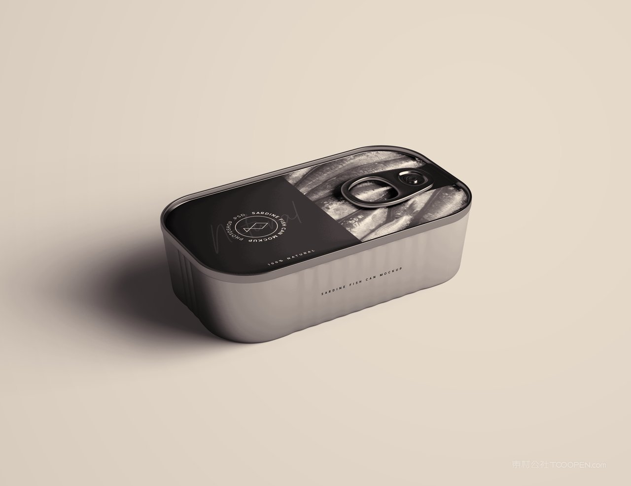 食品罐头包装罐形包装展示样机 (14)