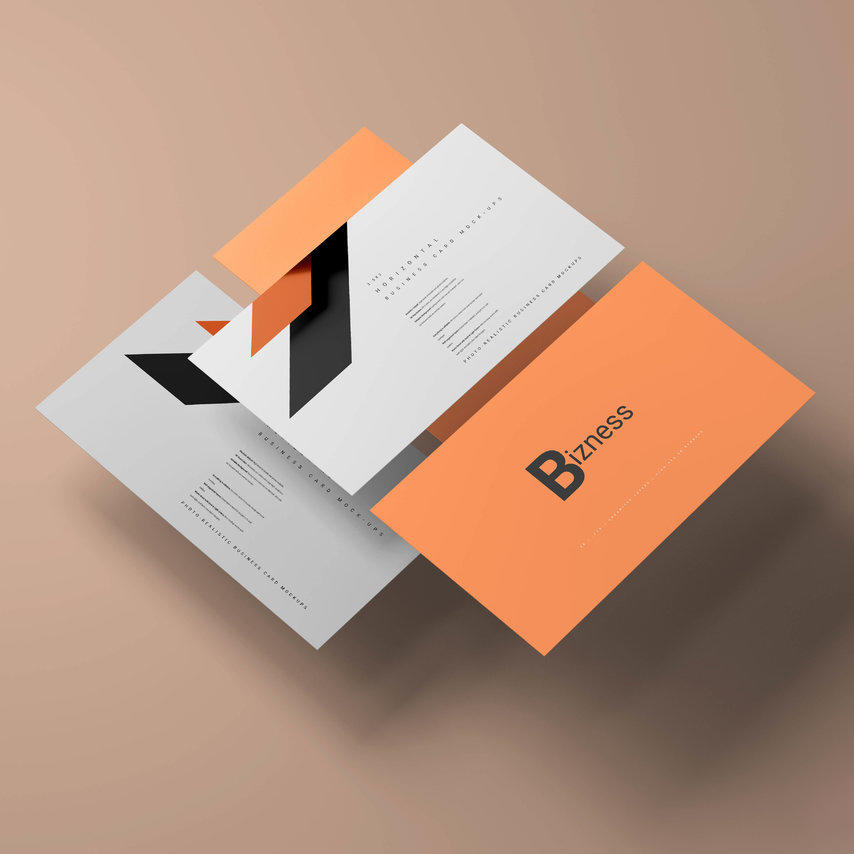 商务名片卡片样机