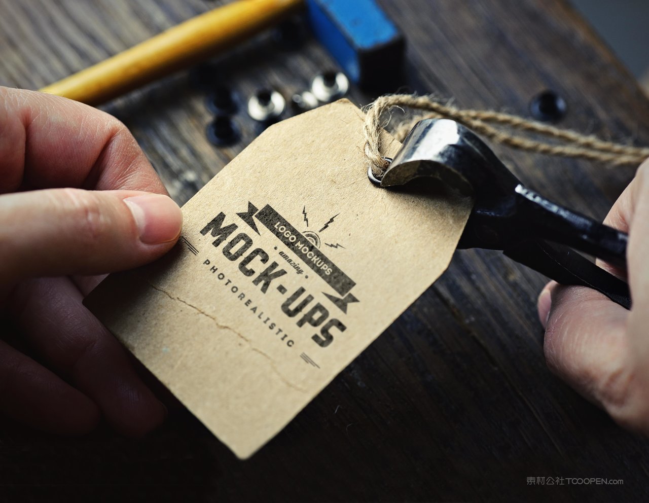 徽标标志吊牌logo样机