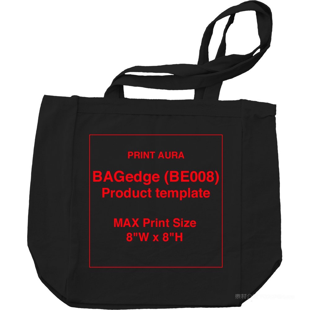 黑色手提袋企业vi形象展示样机  (1)