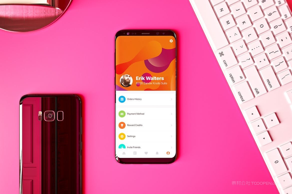 三星s9手机场景样机