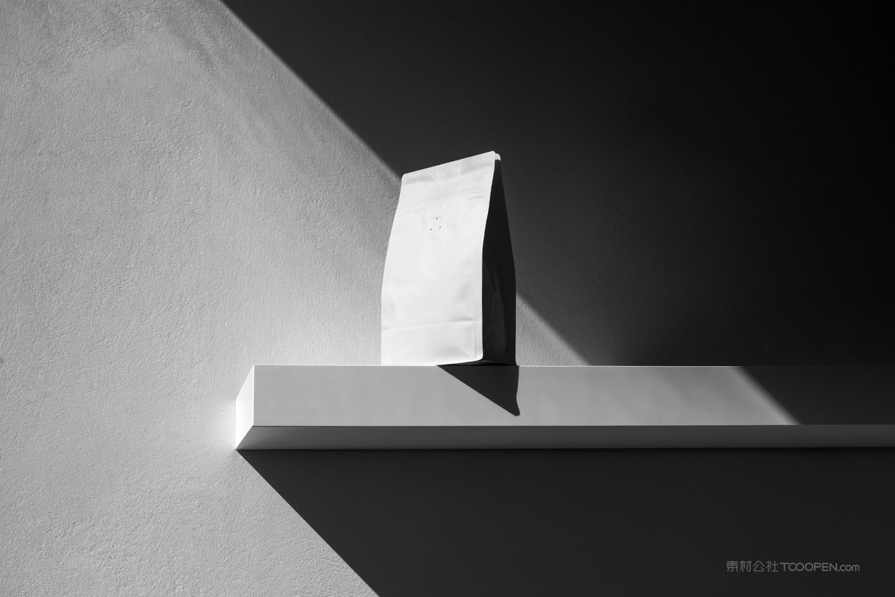 咖啡自封袋品牌咖啡豆包装样机 (1)