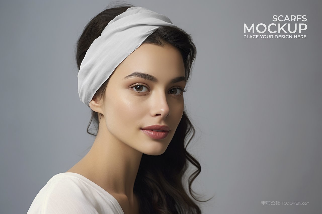 【2040期】25款女生头巾丝巾样机 (19)