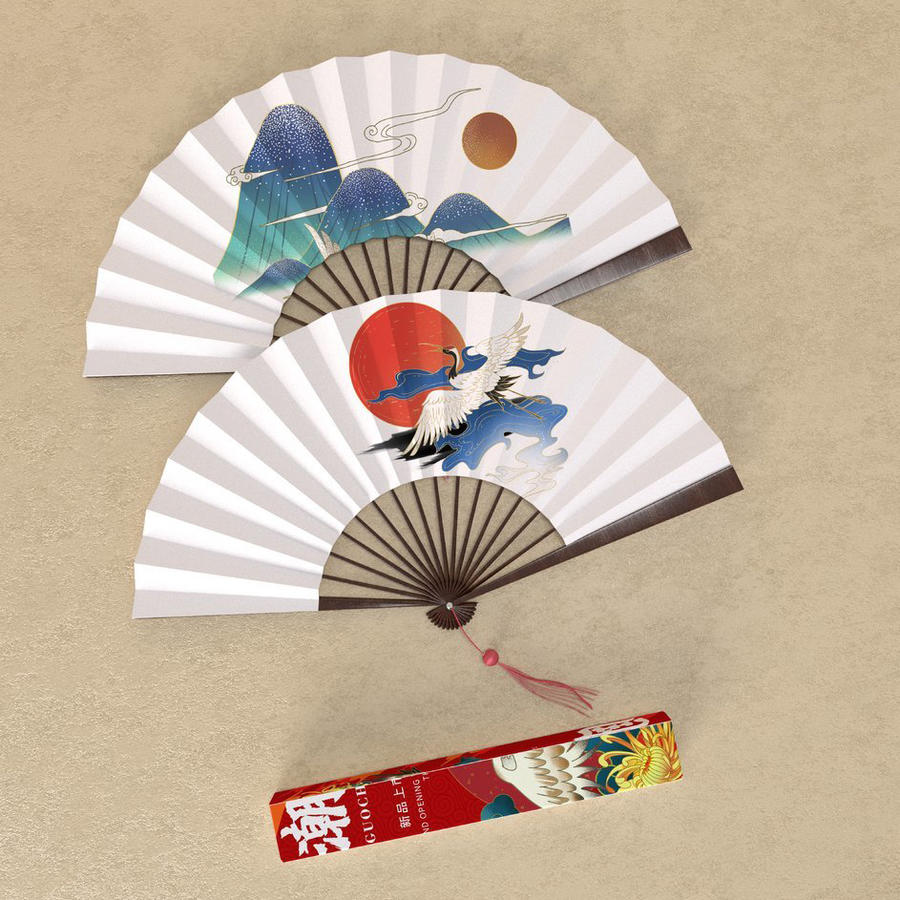 中国潮文创贺岁年货礼盒装口红套装样机  (5)