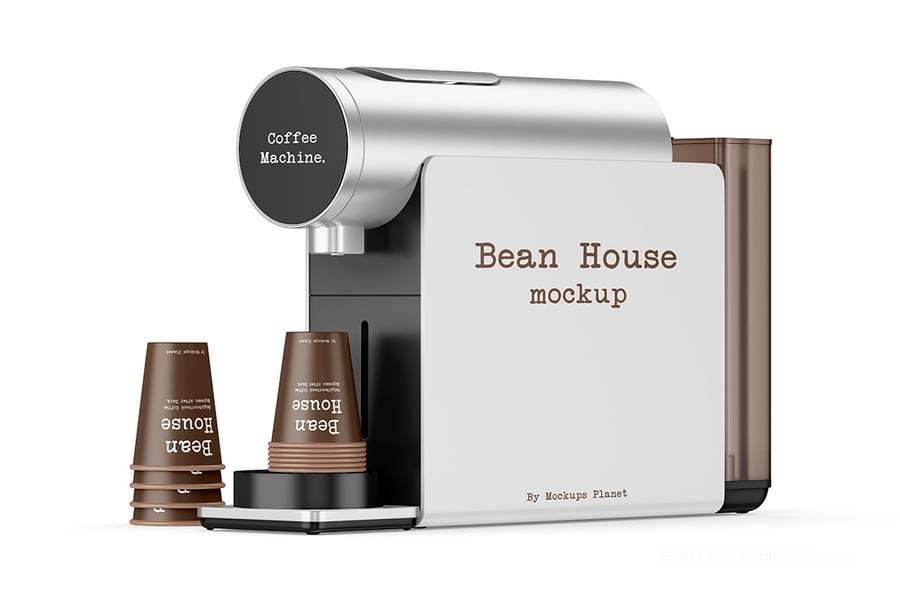 咖啡机场景样机