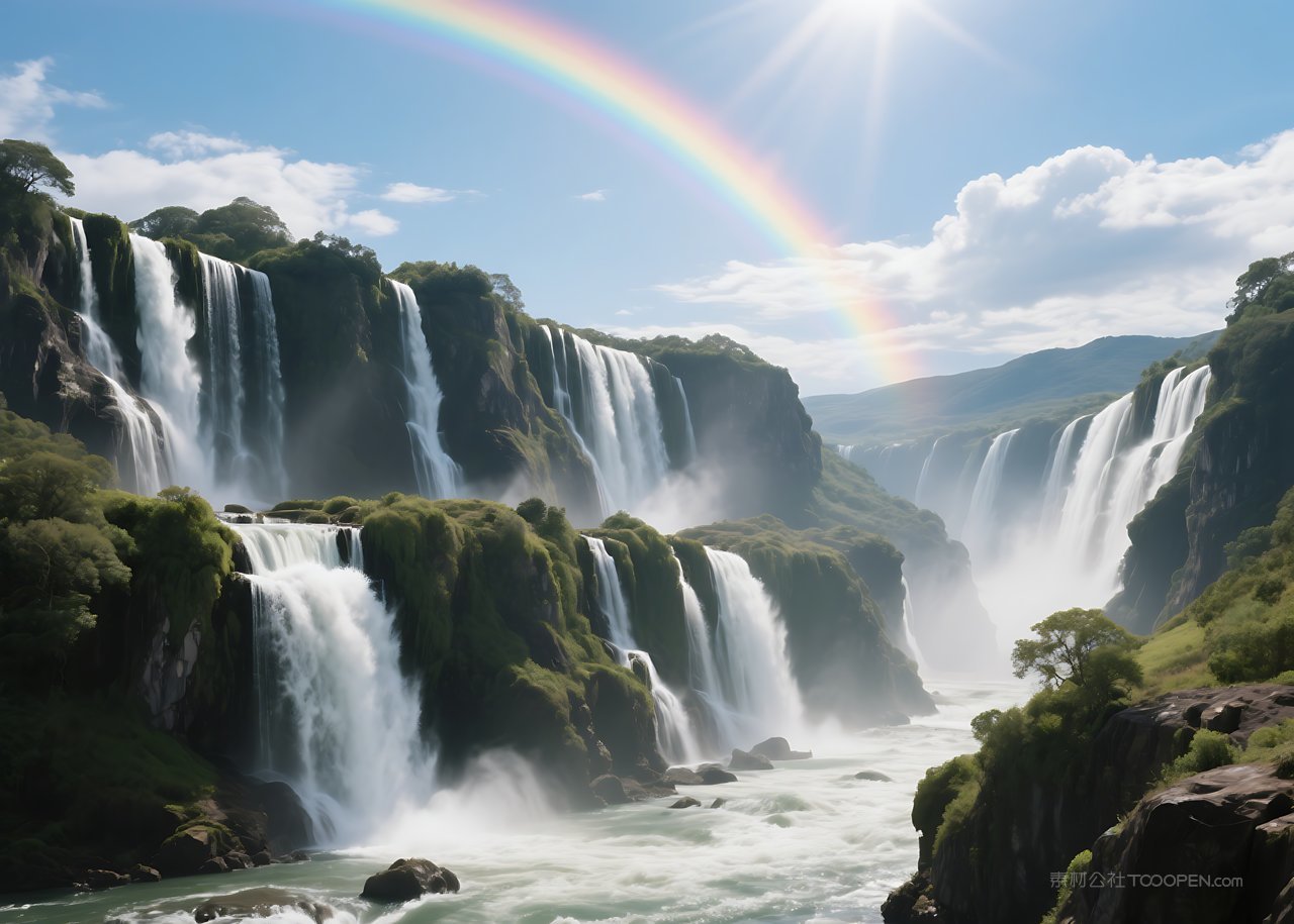 河流群山山水风景景色湖泊唯美山峰自然