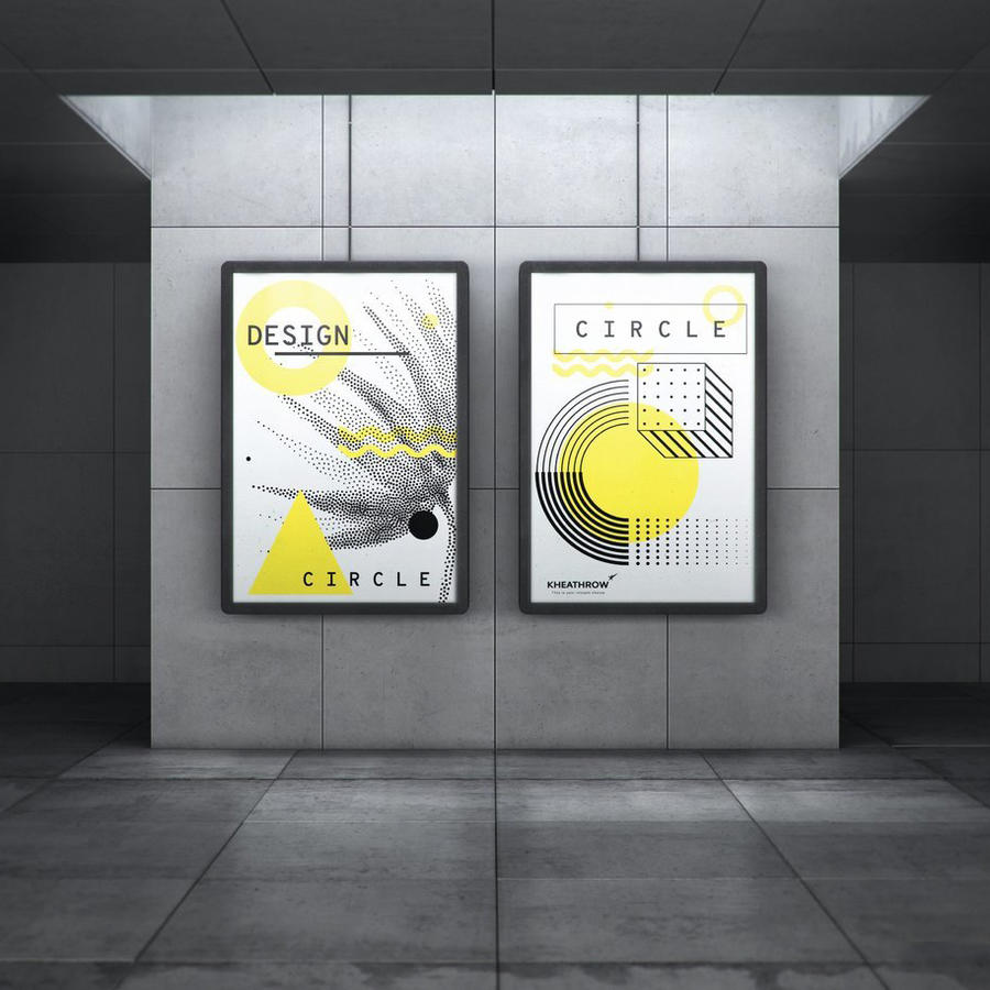 城市地下灯箱样机