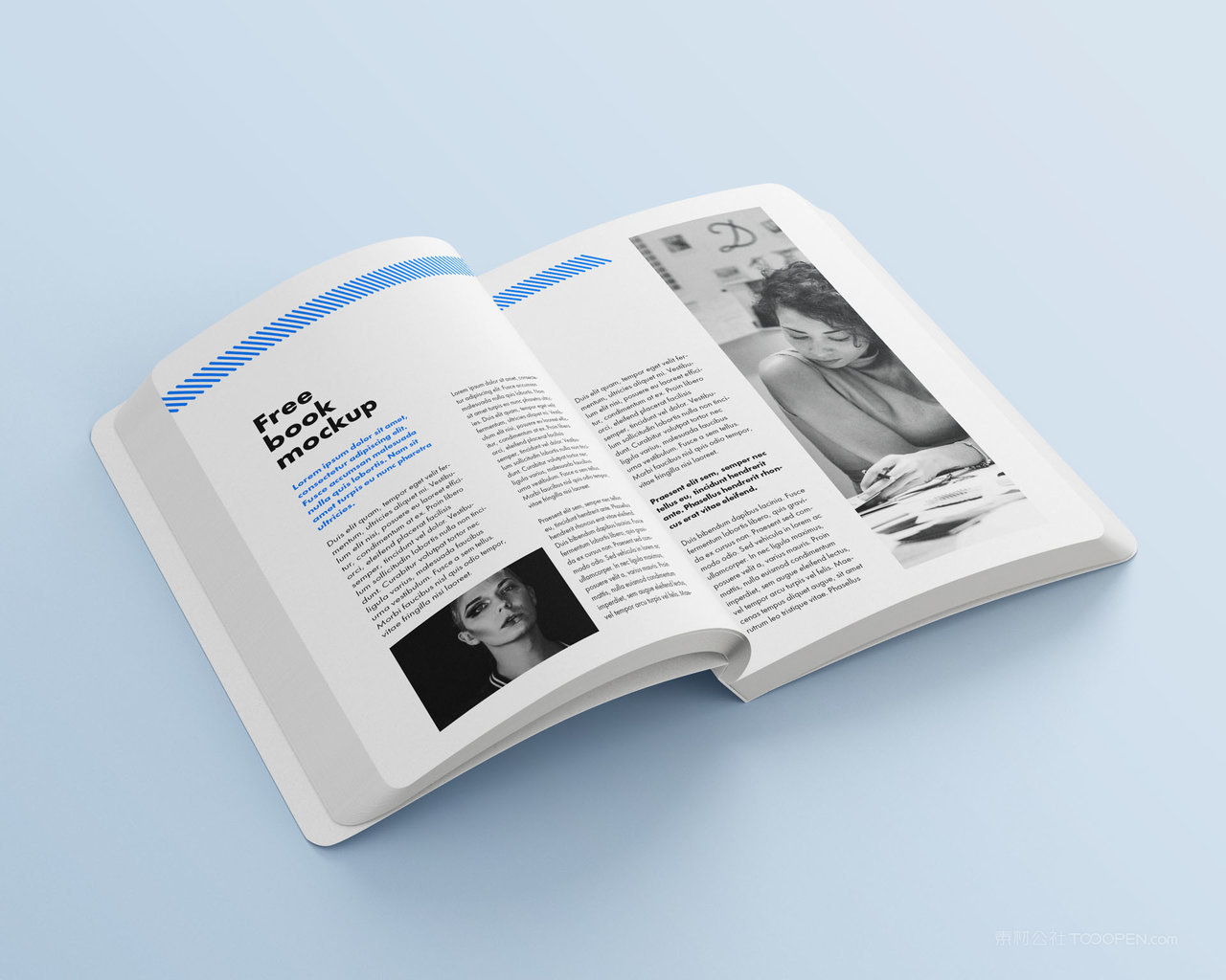 精装硬壳厚厚的书本书籍样机 (29)