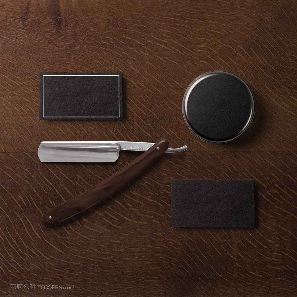 美容理发店vi样机素材