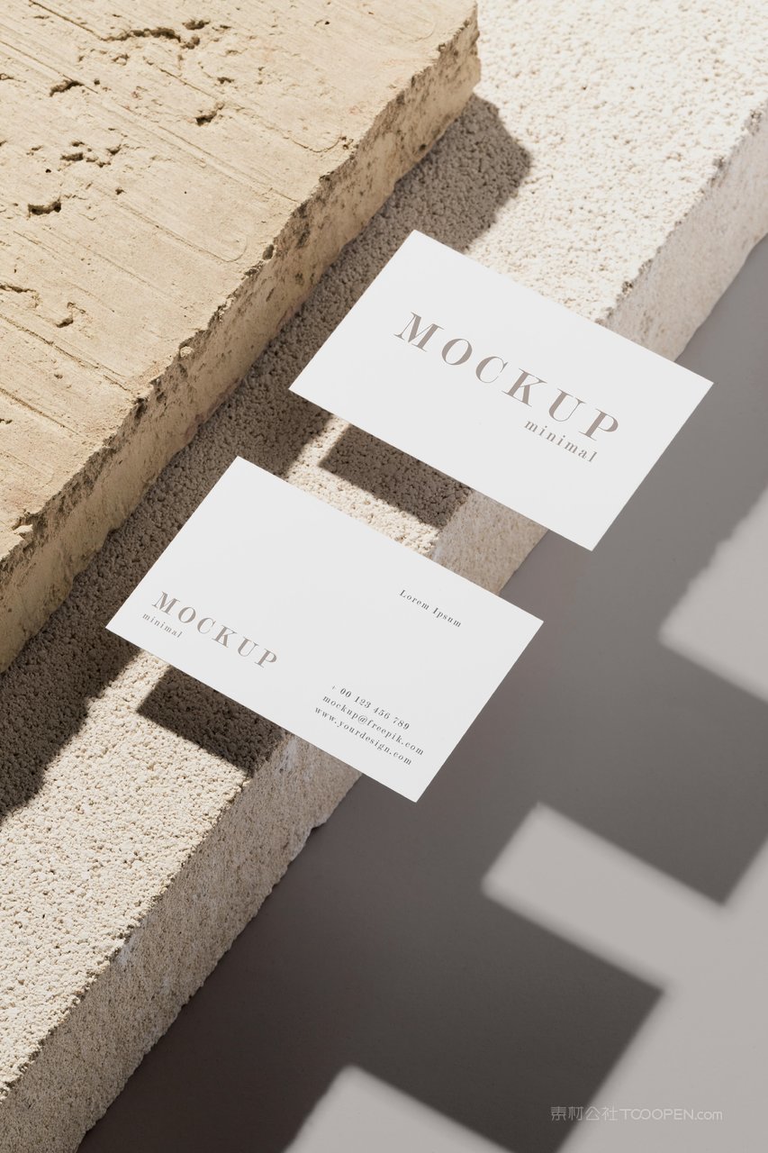 高档奢名片光影场景样机 (49)