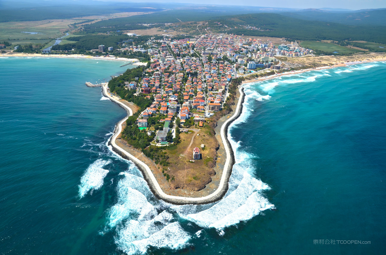 海岸线海平面海湾摄影图片 (18)