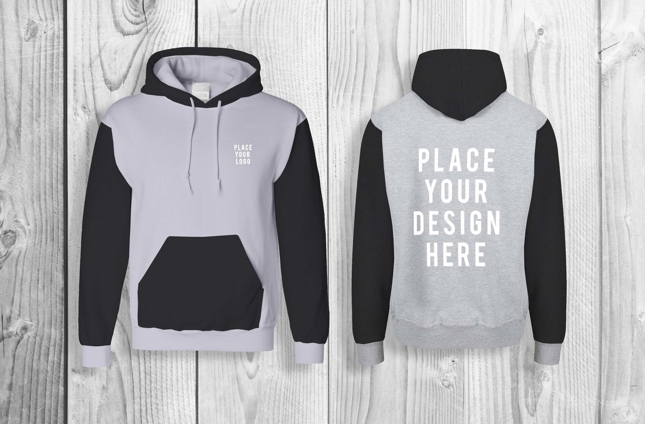 男士连帽衫卫衣样机