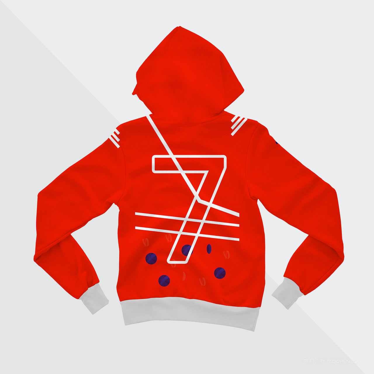 高端大气品牌设计vi手册卫衣冬装样机