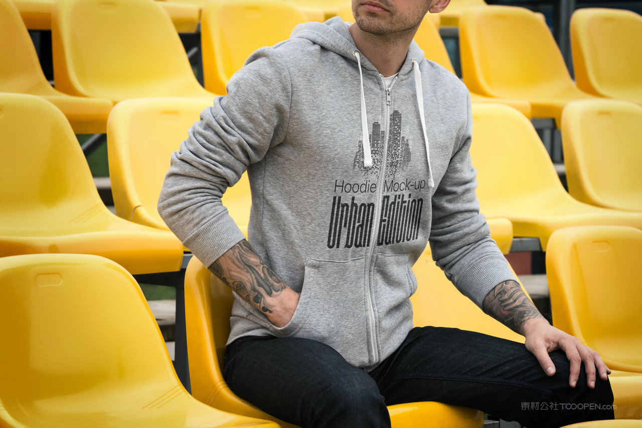 卫衣图案场景样机