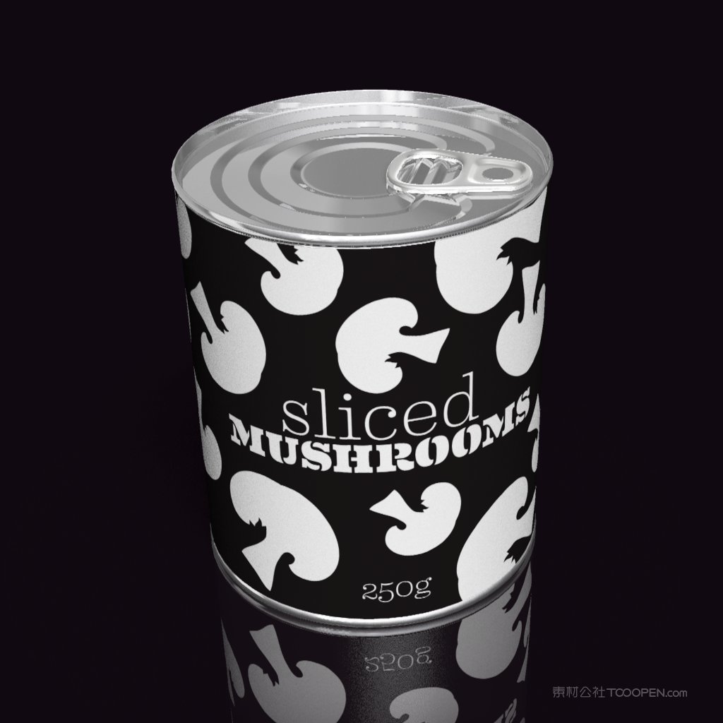 罐头食品包装样机 (2)