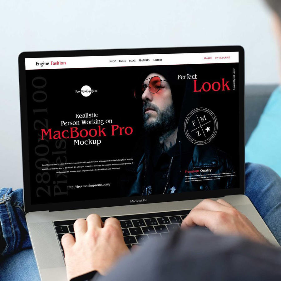 工作中的macbookpr