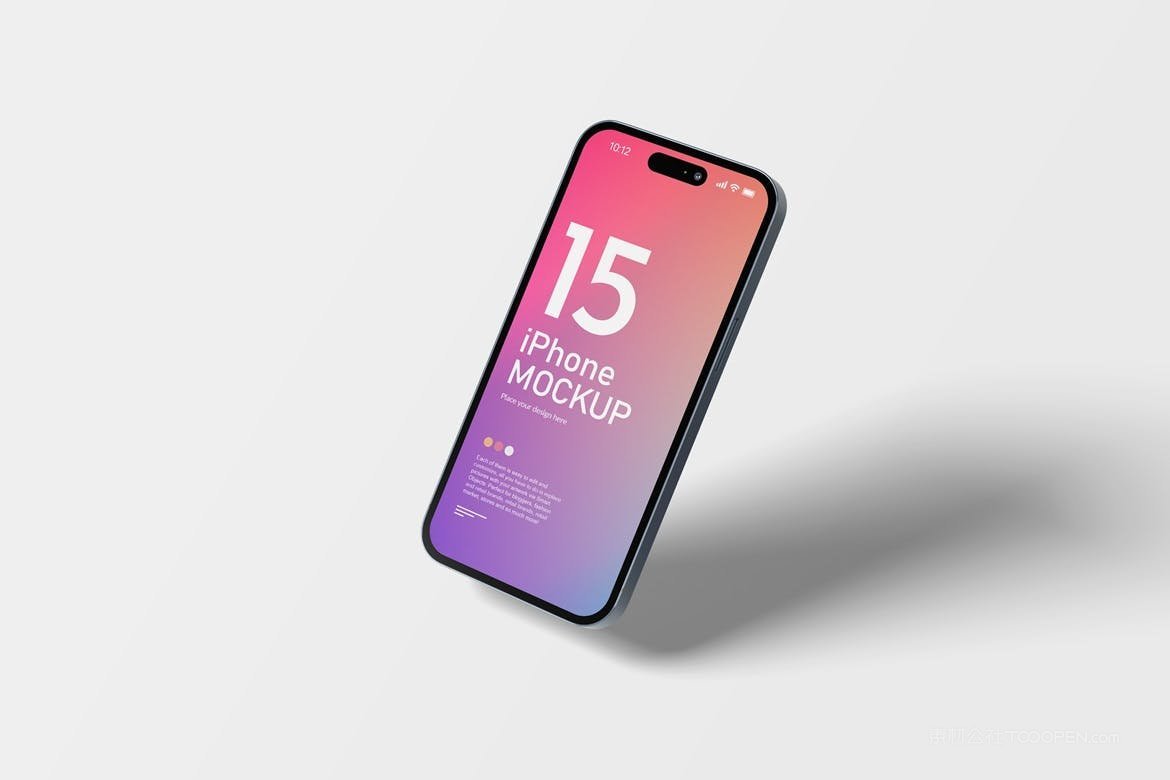 iphone手机侧放样机