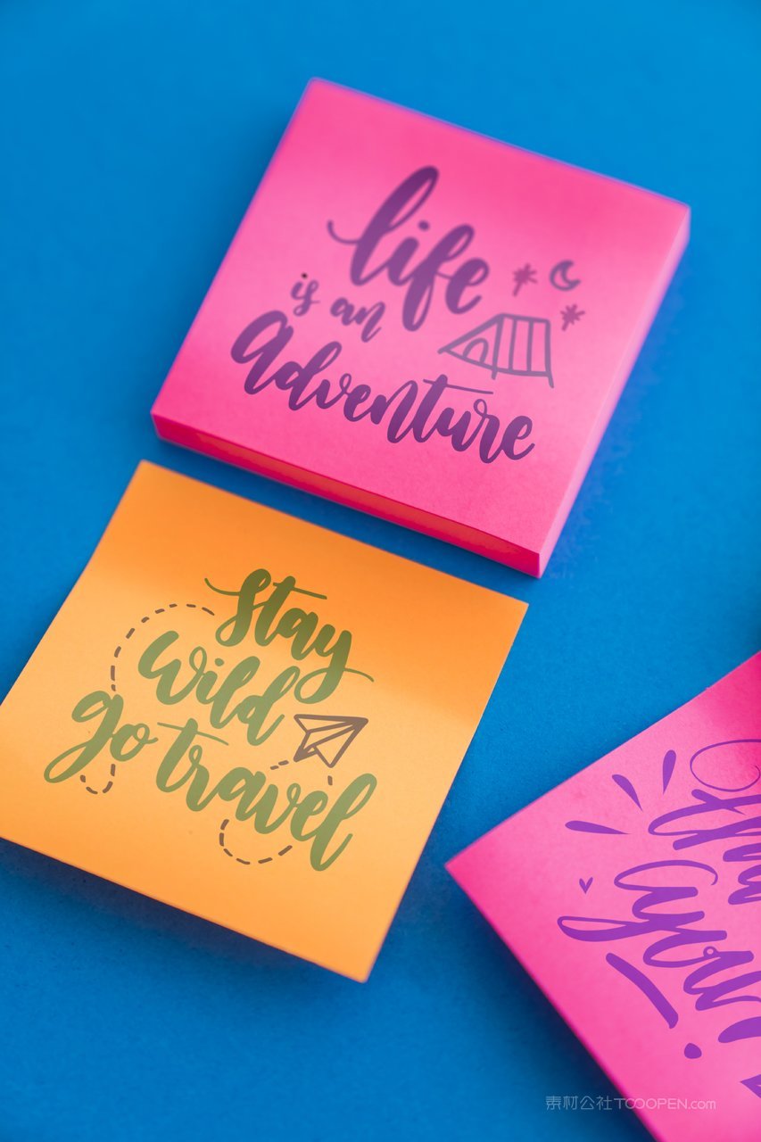 多彩便利贴实景样机 (18)