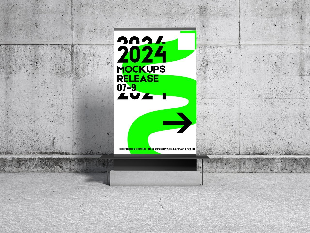 立式招牌指示板车站牌样机 (24)