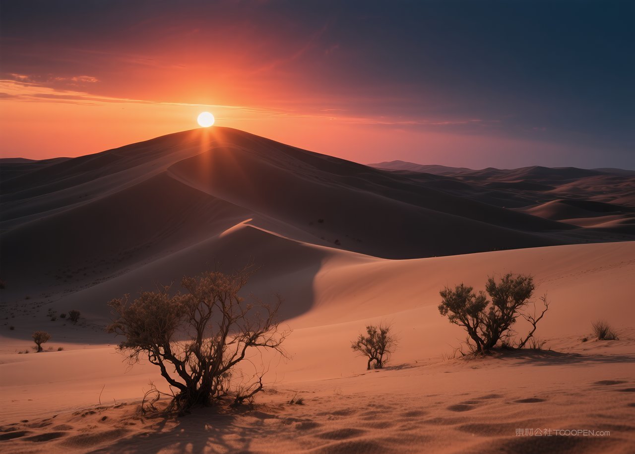 唯美云彩风景高清天空日落云层自然