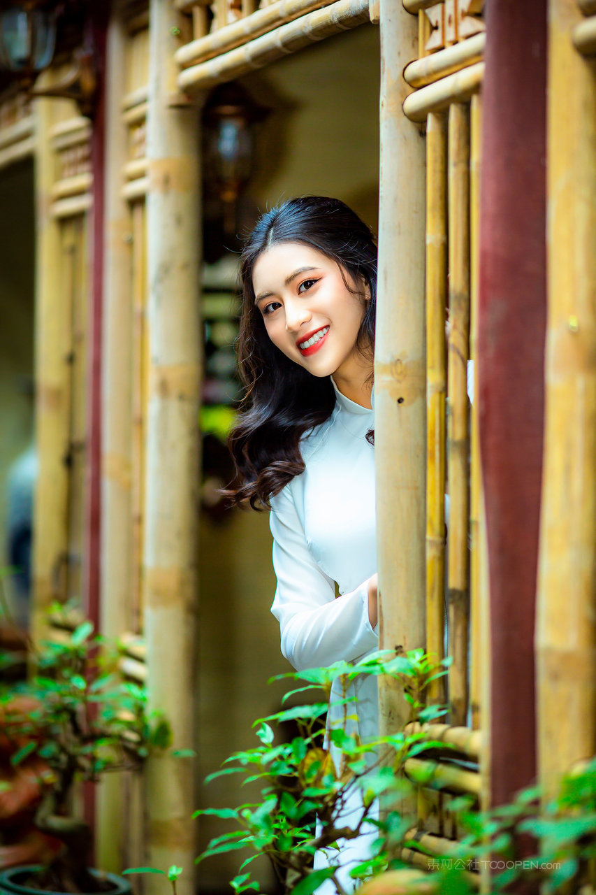 亚洲在线越南美女旗袍艺术照图片