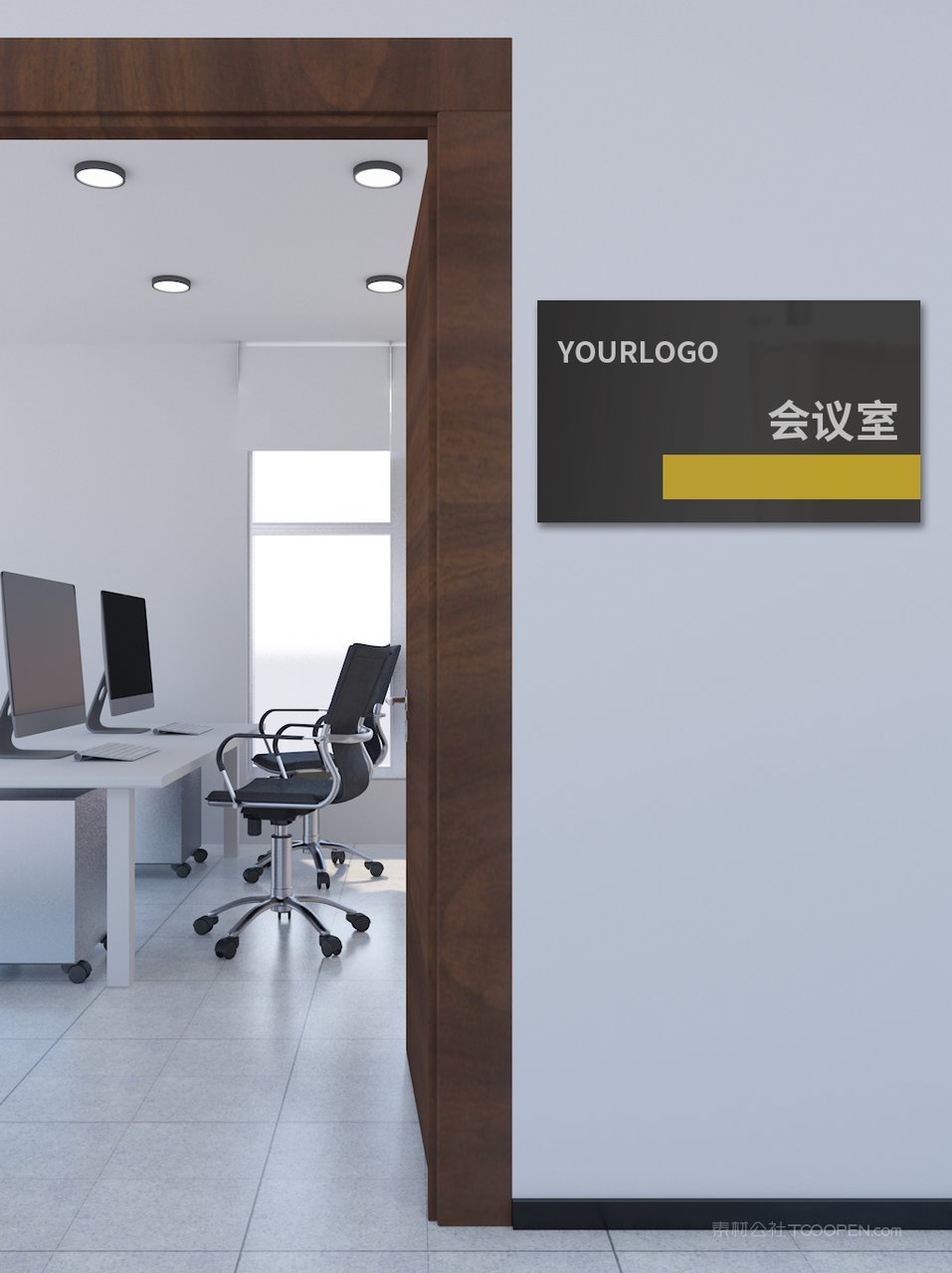 企业vi形象导视牌场景样机 (14)