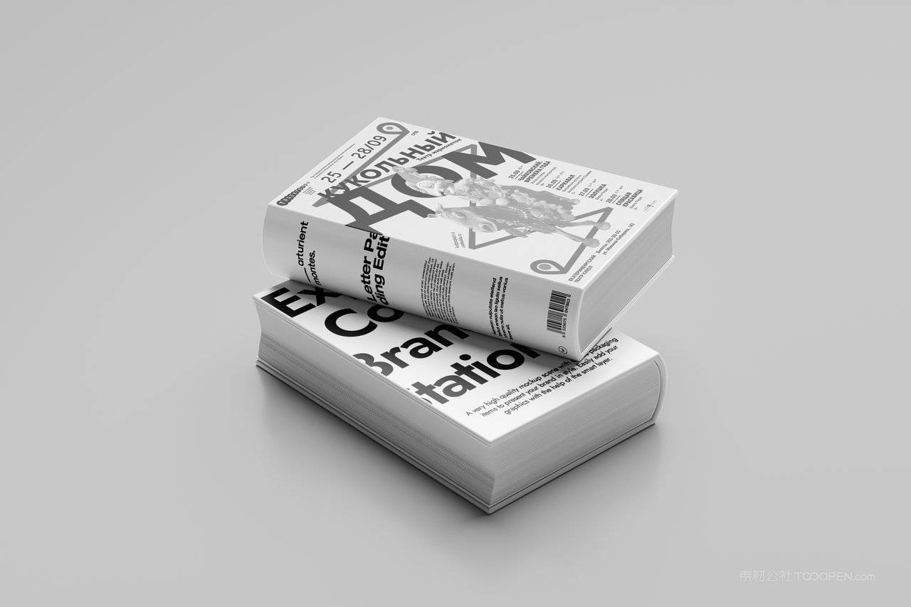 【2017期】 硬壳超厚书籍画册样机 (1)