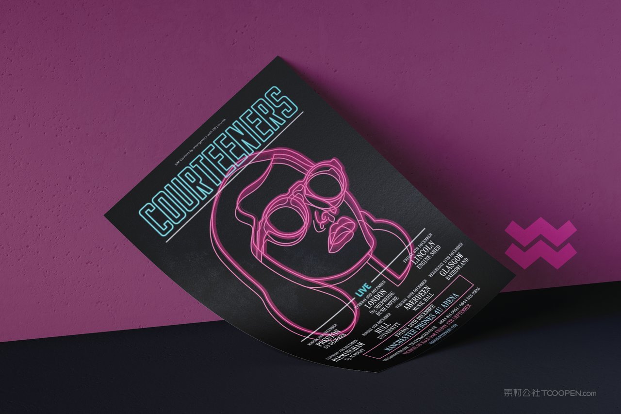 潮流海报展示场景样机 (9)